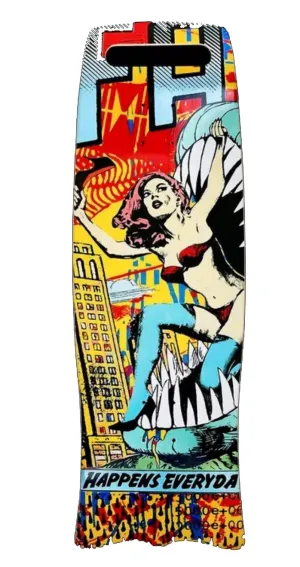 Dino Girl Deck Skateboard by Faile