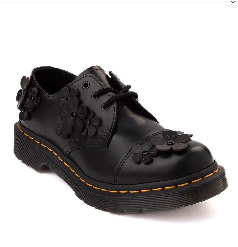 Dr. Martens 1461 Flower Appliqué Casual Shoe