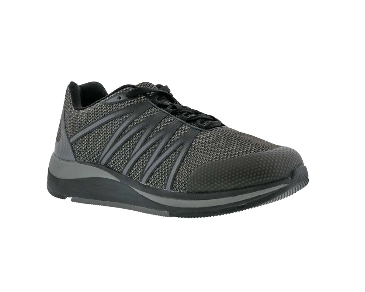 Drew Player Men Athletic Shoe In Black Mesh Combo