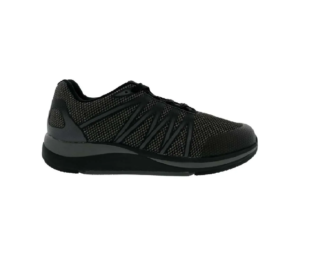 Drew Player Men Athletic Shoe In Black Mesh Combo