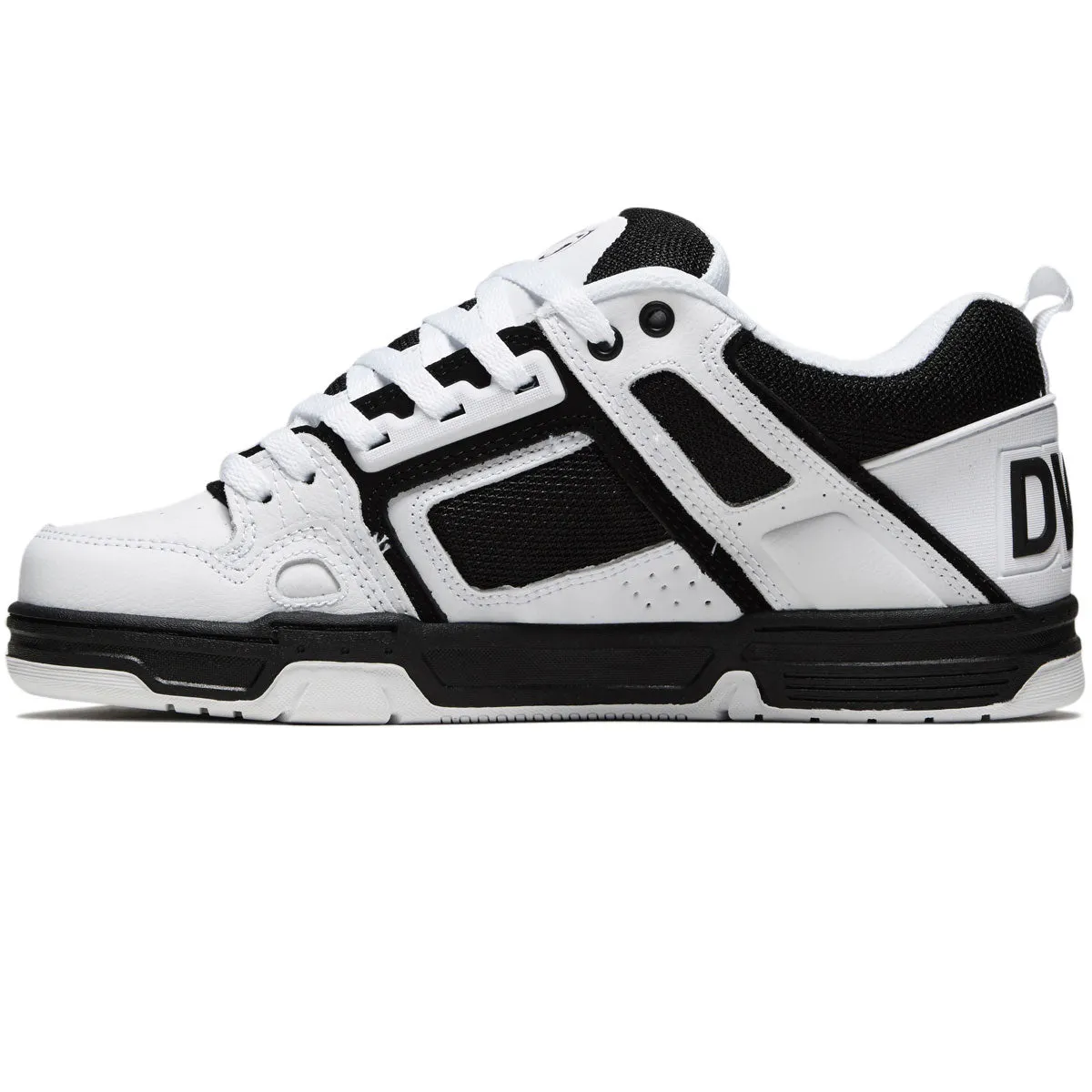 DVS Comanche Shoes - White/Black/White Leather