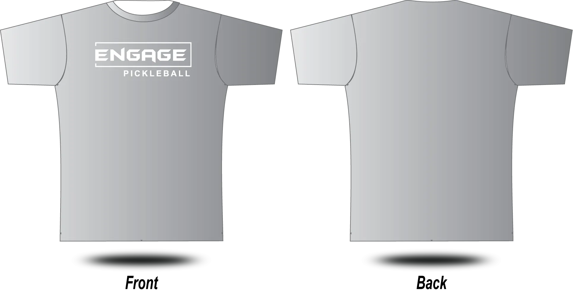 Engage Pickleball - Tee (Silver)