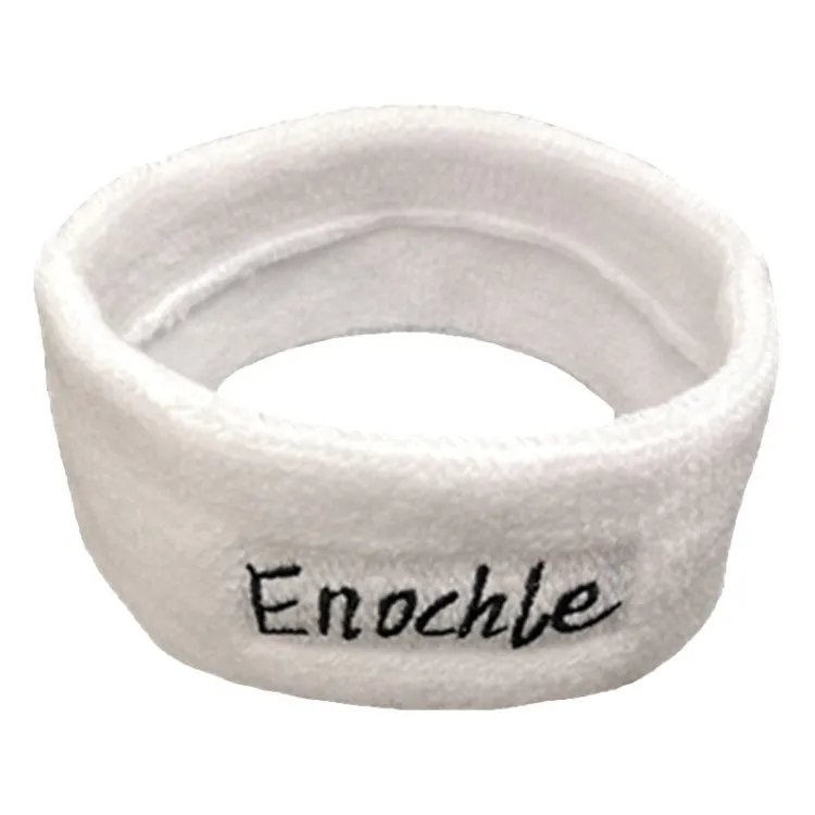 Enochle Sports Sweat-Absorbent Headband Combed Cotton Knitted Sweatband(Gray)