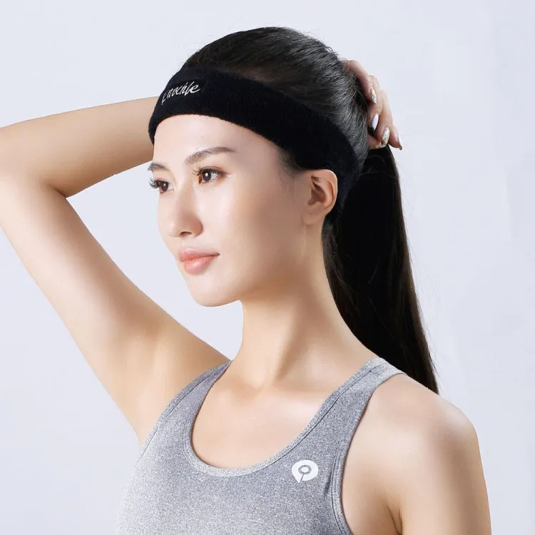 Enochle Sports Sweat-Absorbent Headband Combed Cotton Knitted Sweatband(Gray)