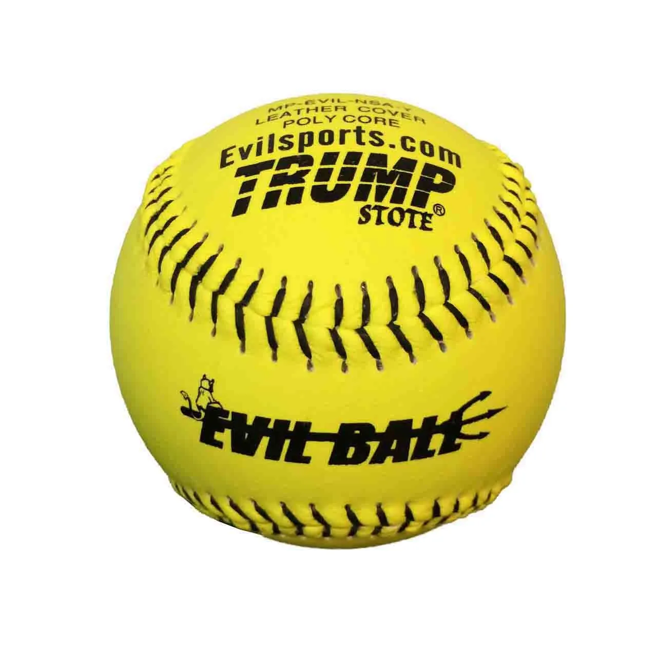 Evil Sports Trump 12” NSA ICON Leather Slowpitch Softball - One Dozen: 1453231