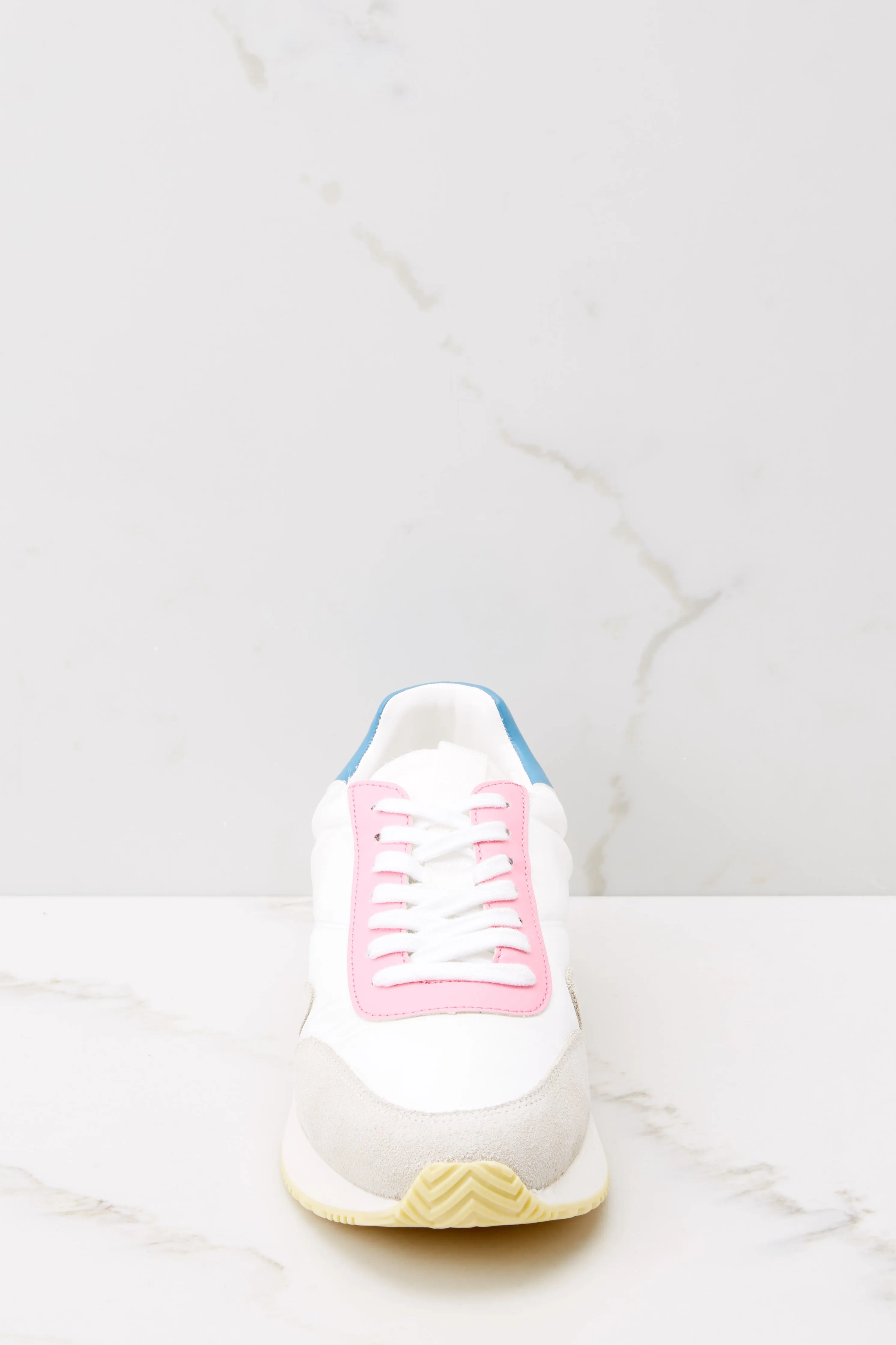 Farrah White Low Top Trainer