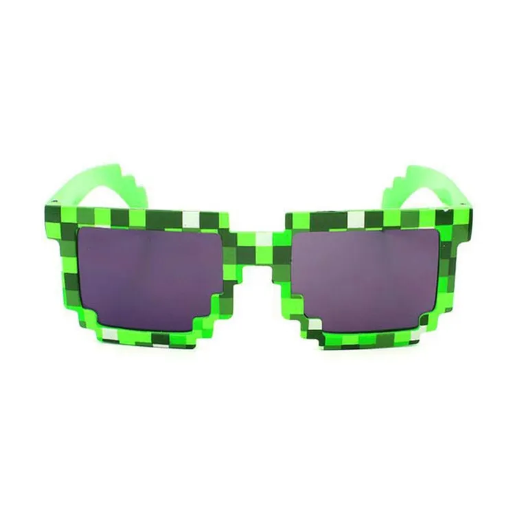 Fashion Sunglasses Action Game Toys Square Glasses(Green)