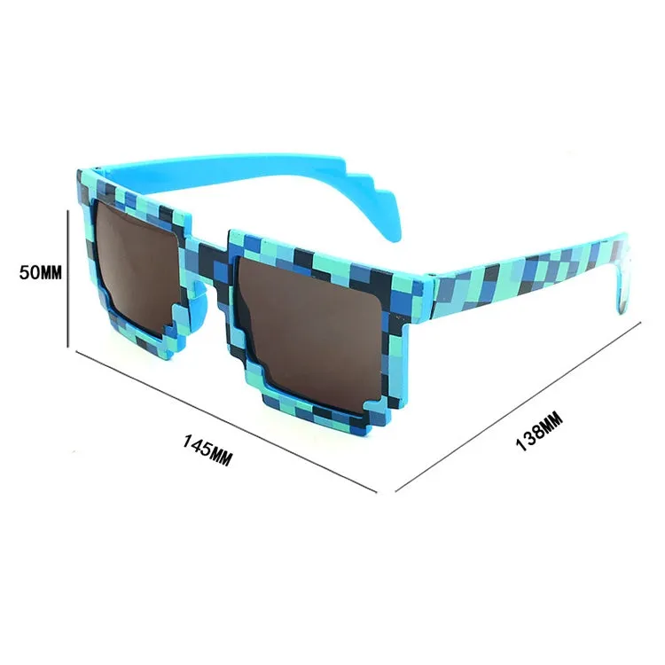 Fashion Sunglasses Action Game Toys Square Glasses(Green)