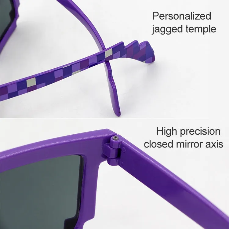Fashion Sunglasses Action Game Toys Square Glasses(Purple)