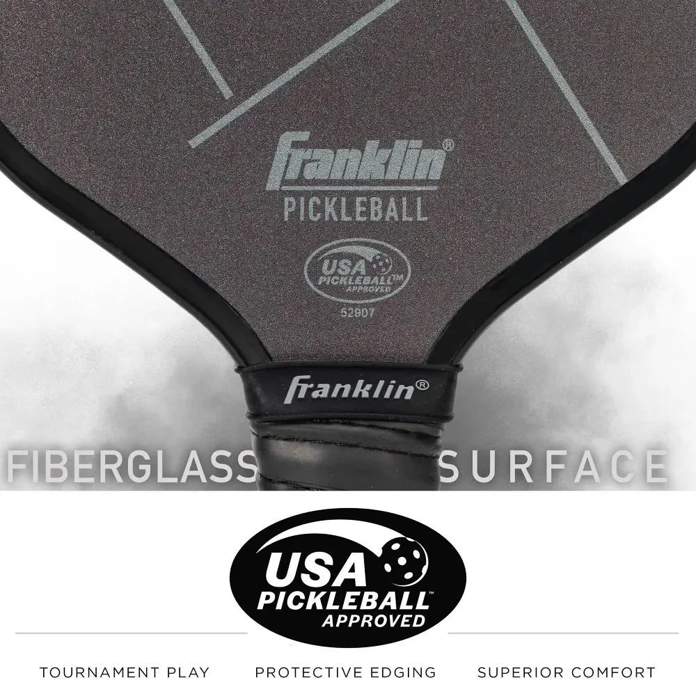 Franklin Sports 2024 Rally PP Paddle Racquets - Charcoal