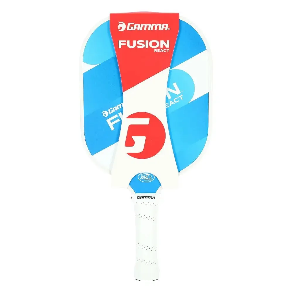 GAMMA Sports Fusion React Pickleball Paddle - Blue