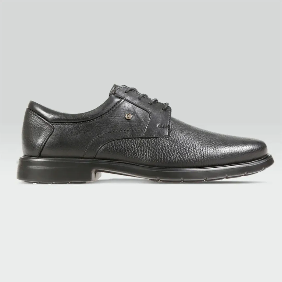 Gavel Juan Deer Lamb Black Leather Shoes