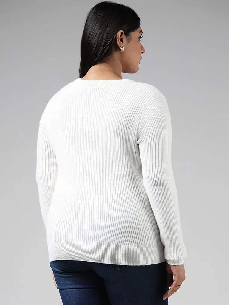 Gia Off White Knitted Sweater