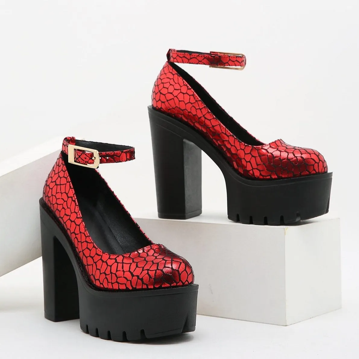 Halloween Thick-soled Fashionable High Heels