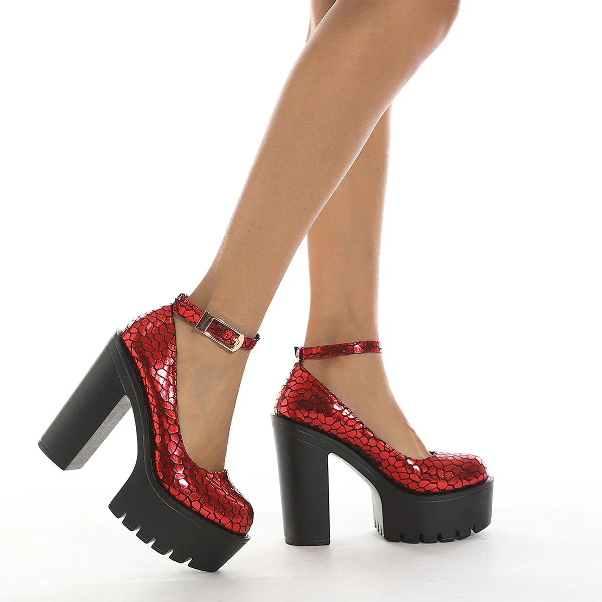 Halloween Thick-soled Fashionable High Heels