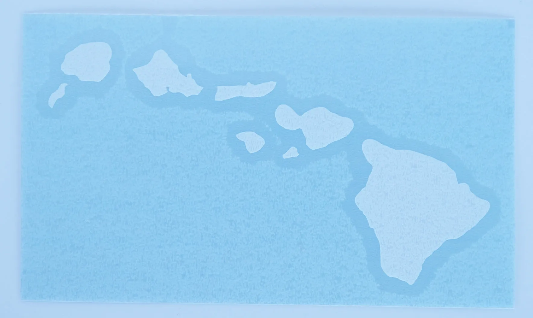 Hawaiian Island Chain 4" Diecut Sticker