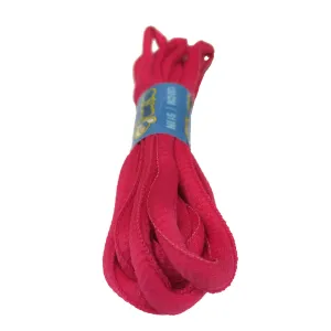 Hot Pink Oval Shoelaces - 8mm wide