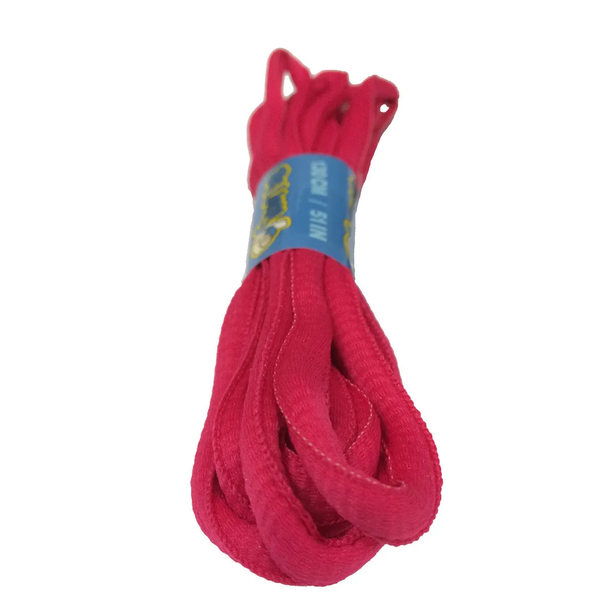 Hot Pink Oval Shoelaces - 8mm wide