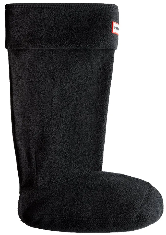 Hunter Accessories Recycled Fleece Tall Boot Sock Black