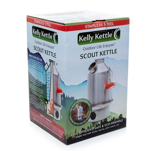 Kelly Kettle 'Scout' 41 fl.oz. Camp Kettle (Stainless Steel)