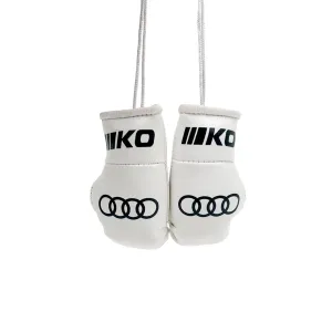 Knockout Mini Boxing Gloves Car Keychain Audi