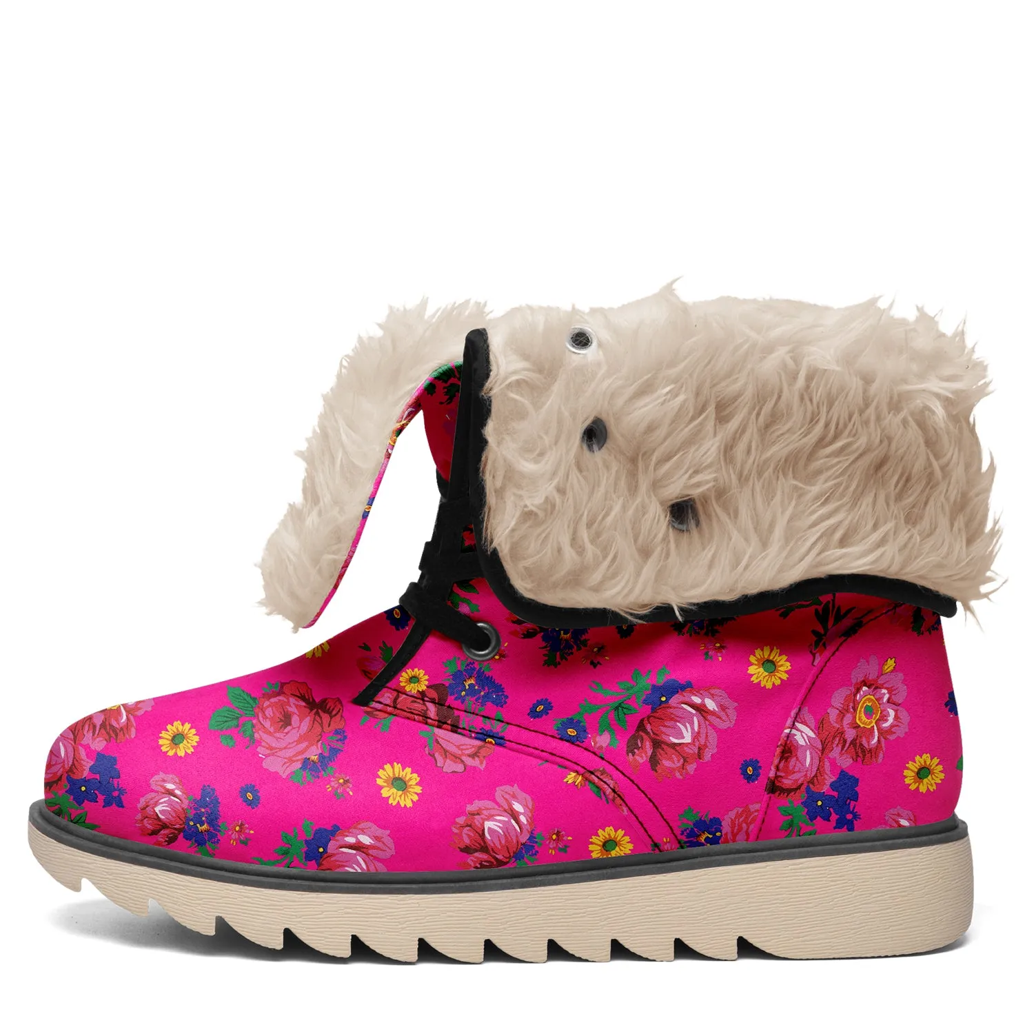 Kokum Ceremony Pink Polar Winter Boots