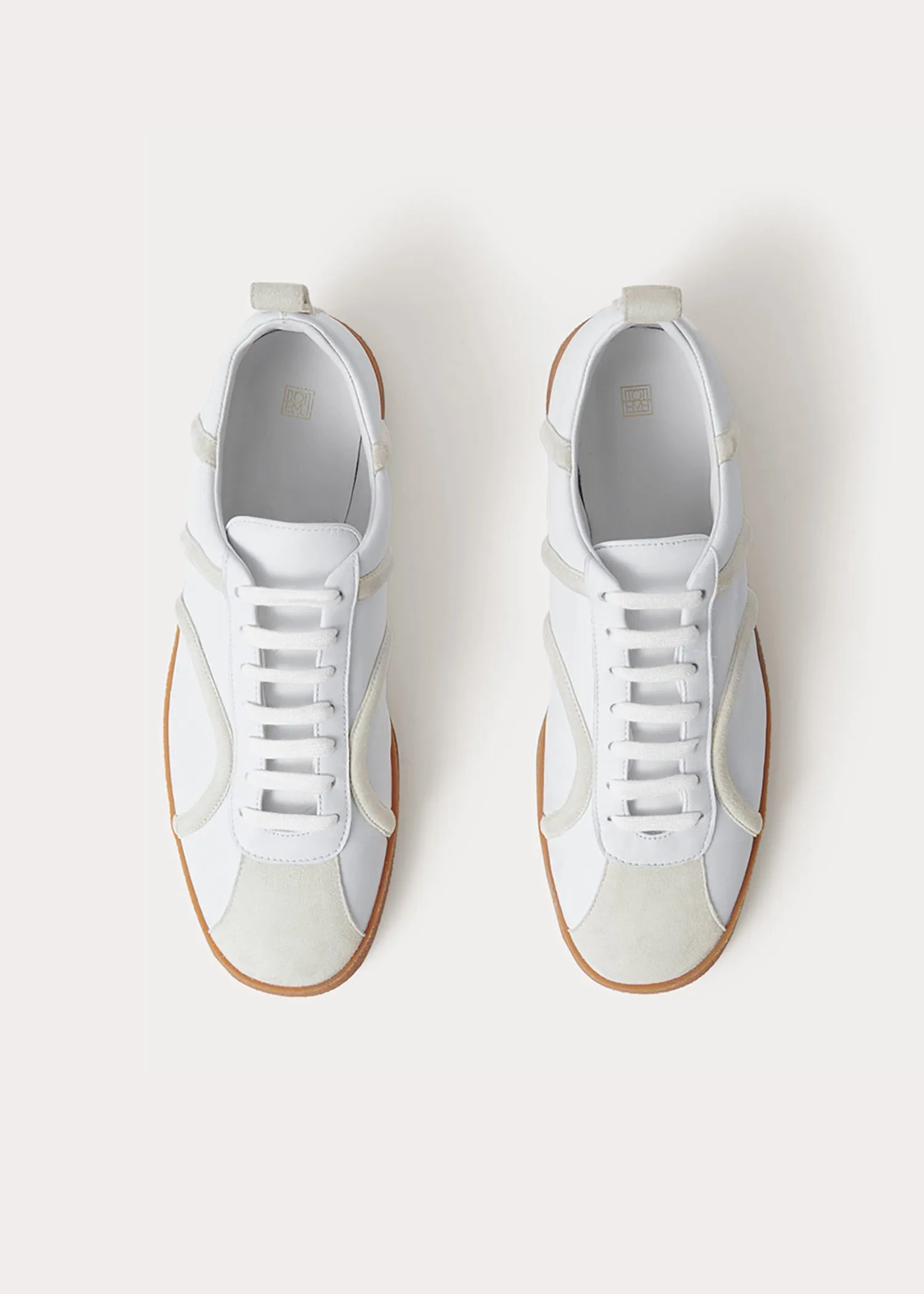 Leather sneakers off-white