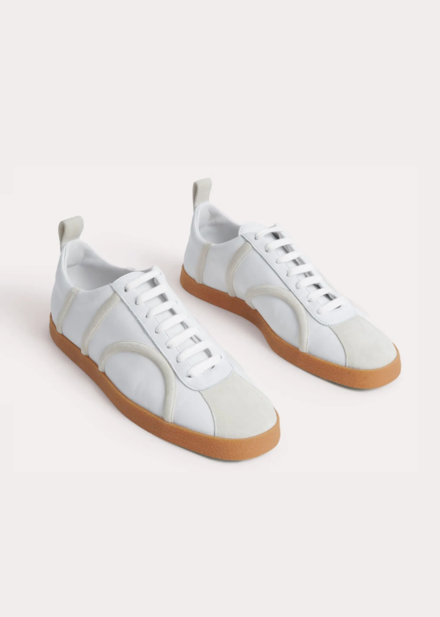 Leather sneakers off-white