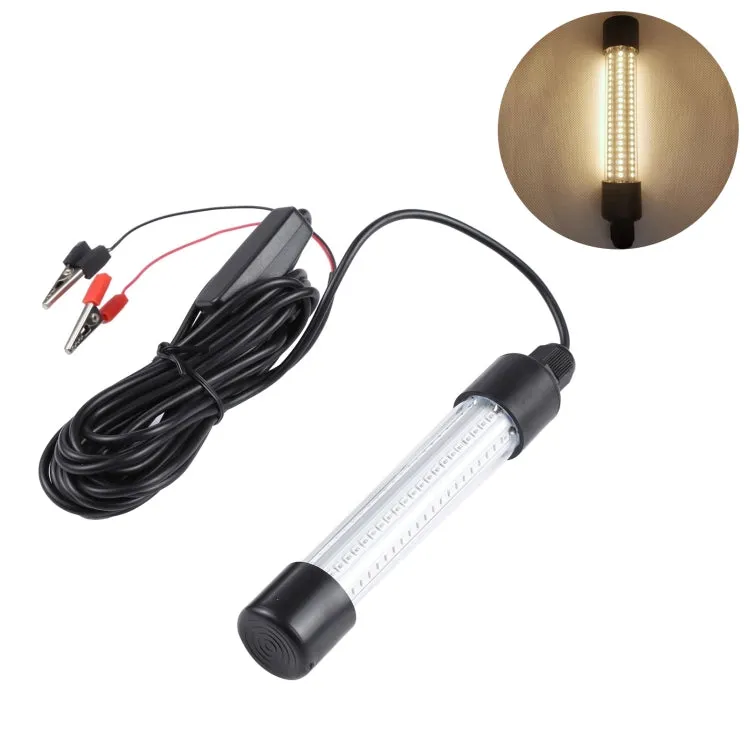 LED Fishing Light Underwater Luminous Lure Lamp, AC/DC 12-24V (Warm White)