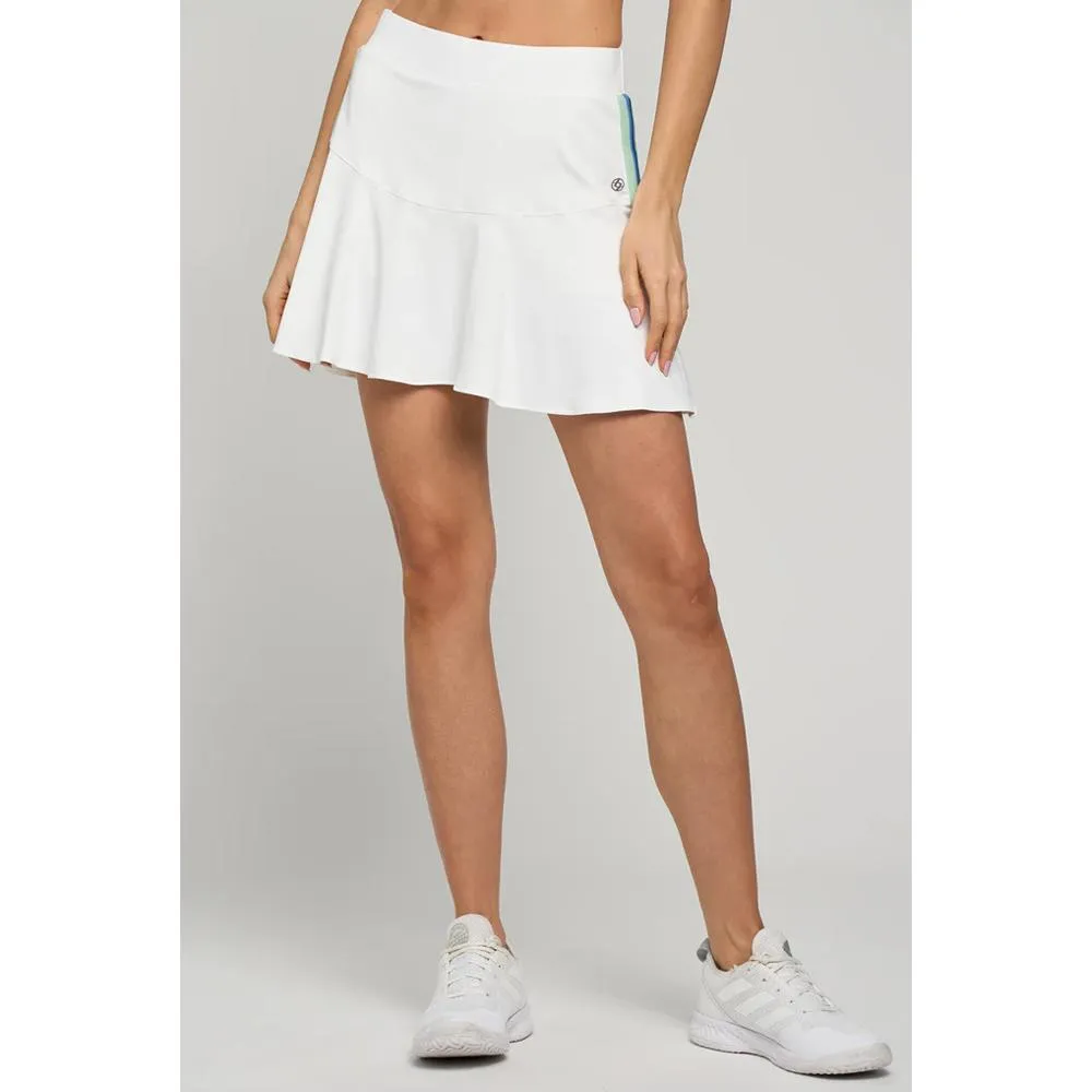 Lija Women's Be Your Best Dash Skort - White