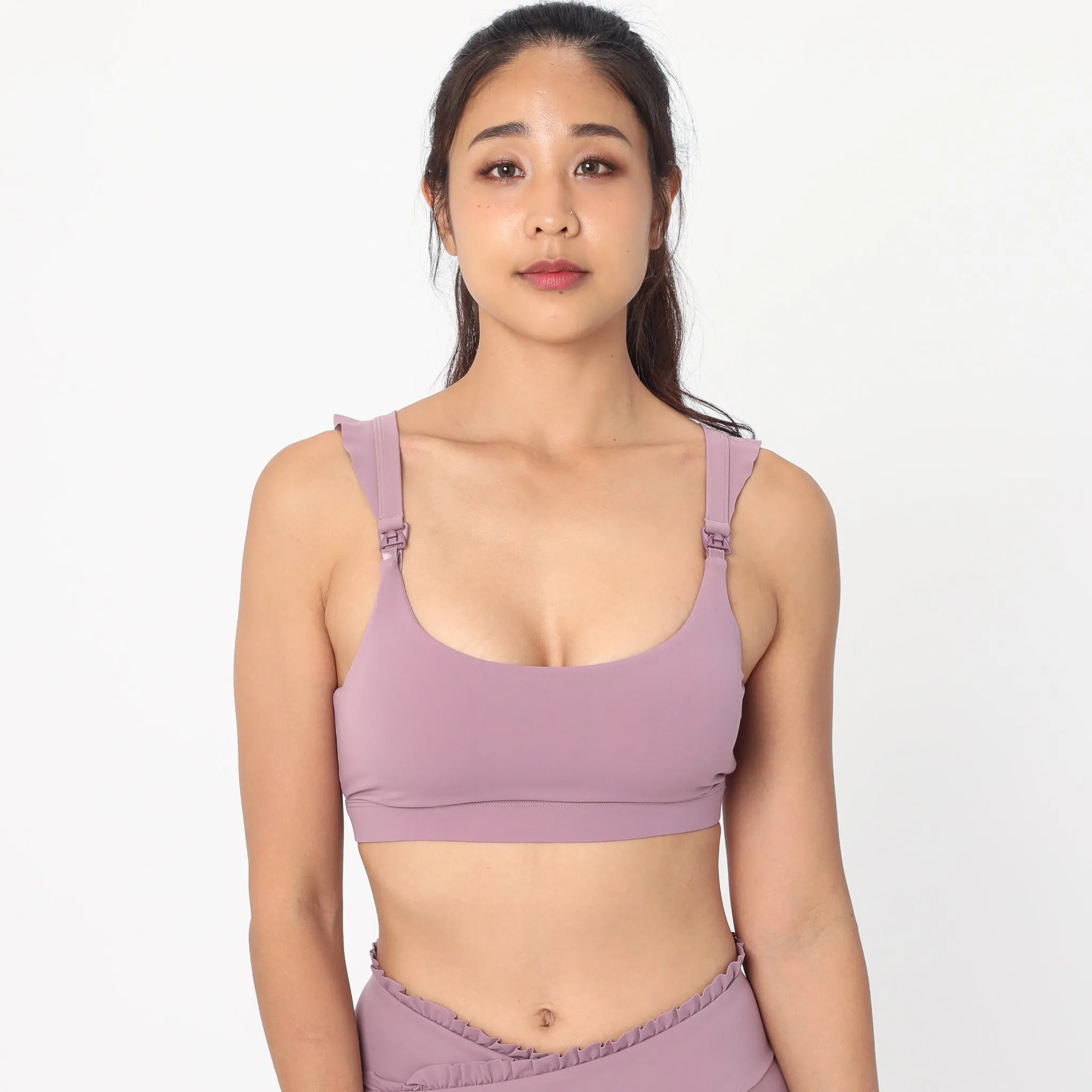 Madison - Medium Support Nursing Sport Bra (Lavender Smoke)