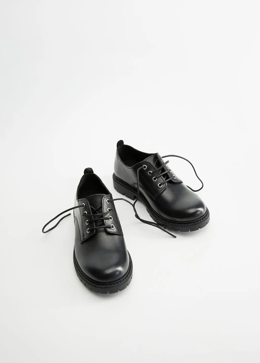 Mango Chris Lace-up Real Leather Younger Boys Shoes