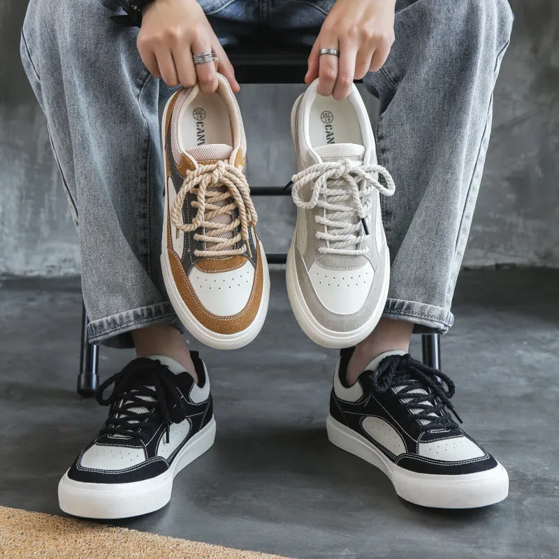 Men Fashion Canvas Casual Skate Sneakers