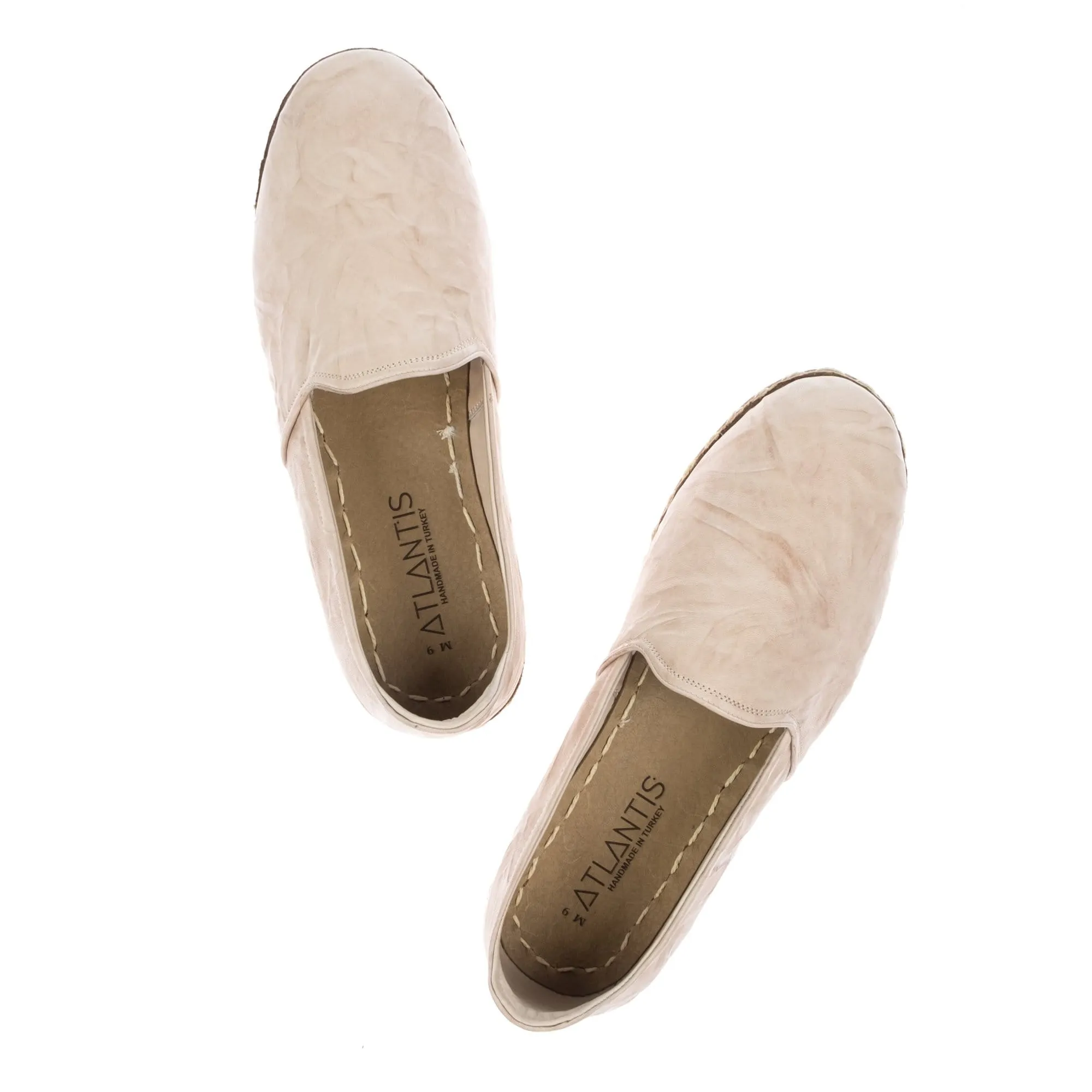 Men's Beige Slip On Shoes