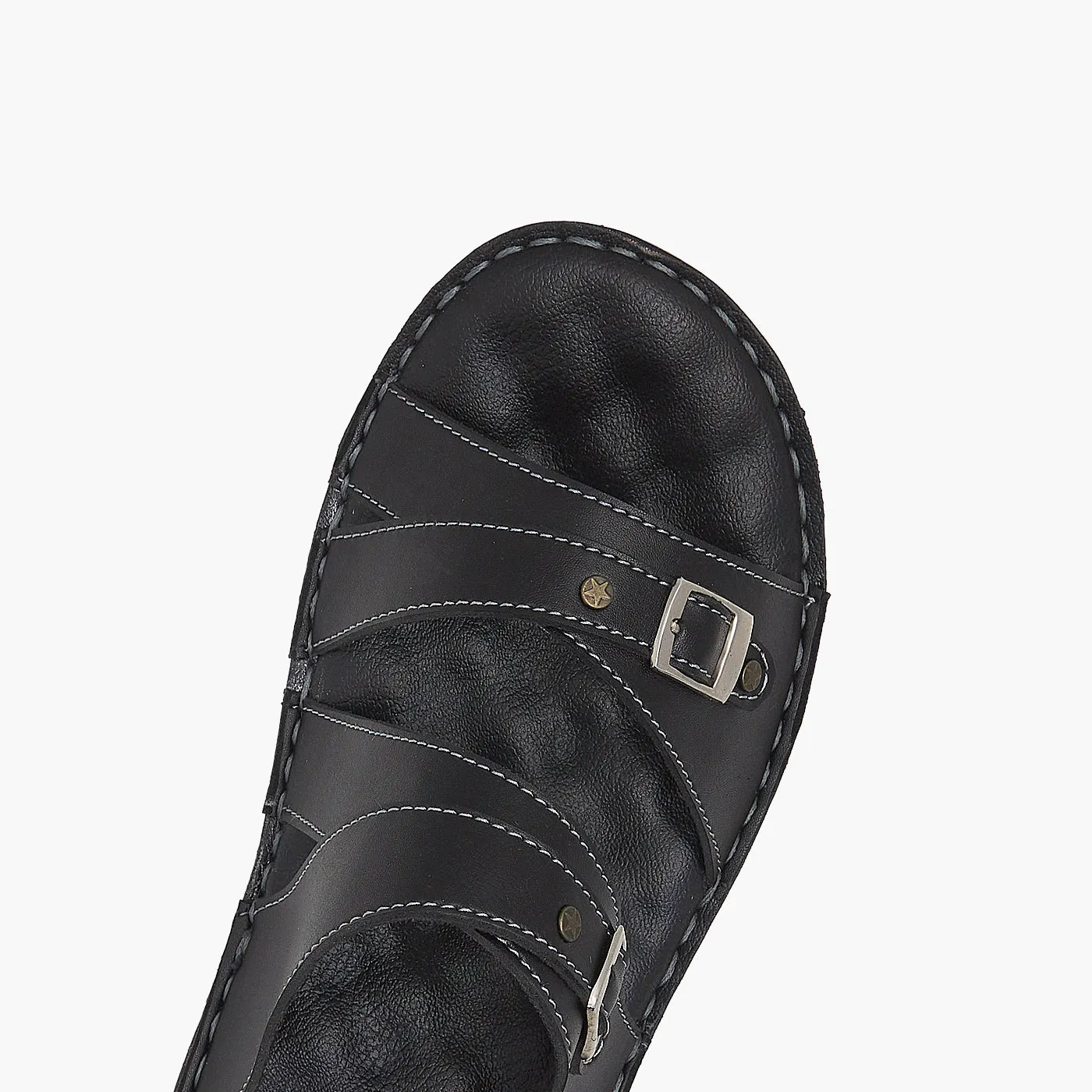 Men's Buckled Chappal