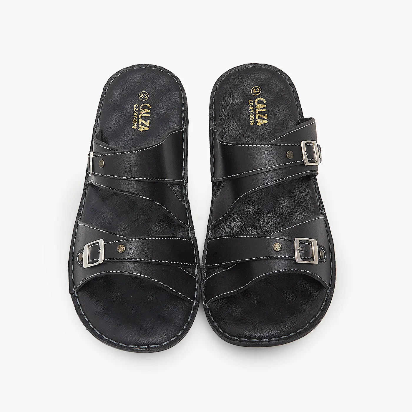 Men's Buckled Chappal