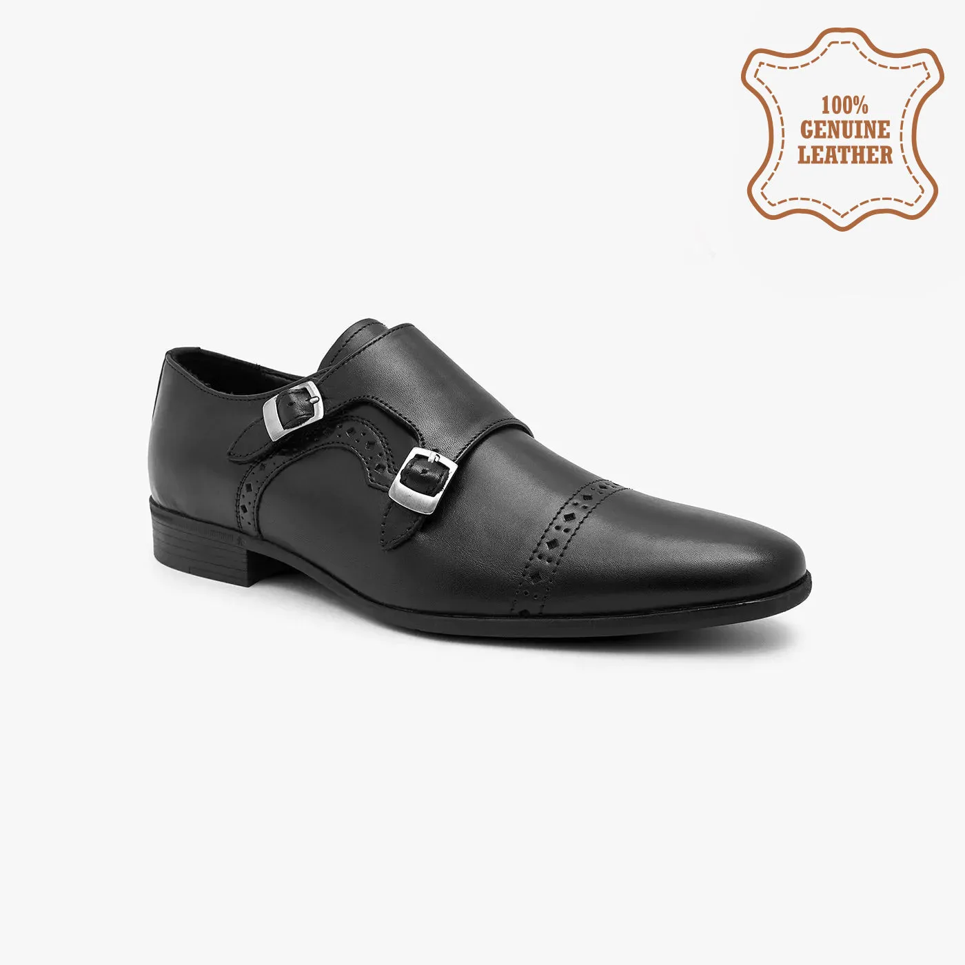 Men's Double Monk-Strap Shoes