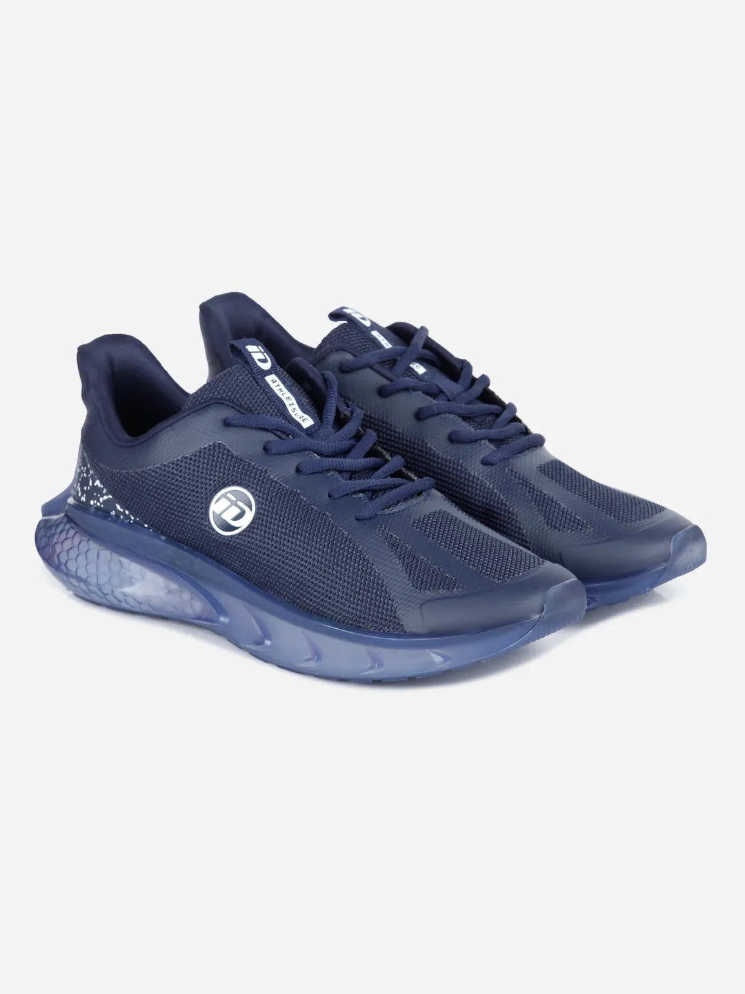 Men's Navy Lace Up Sneaker (ID7514)