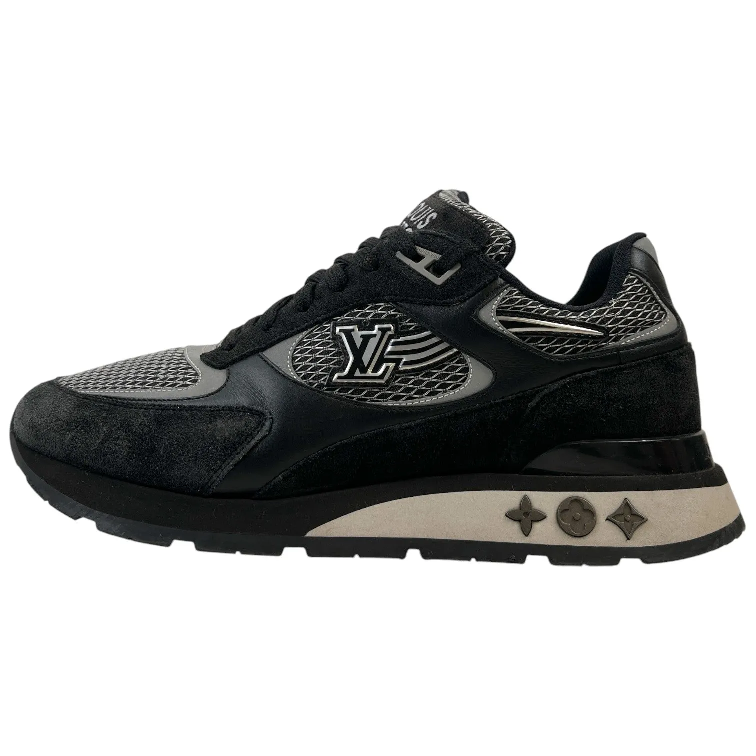 Men's Run Away Low Trainers Black Size EU 40 / UK 6