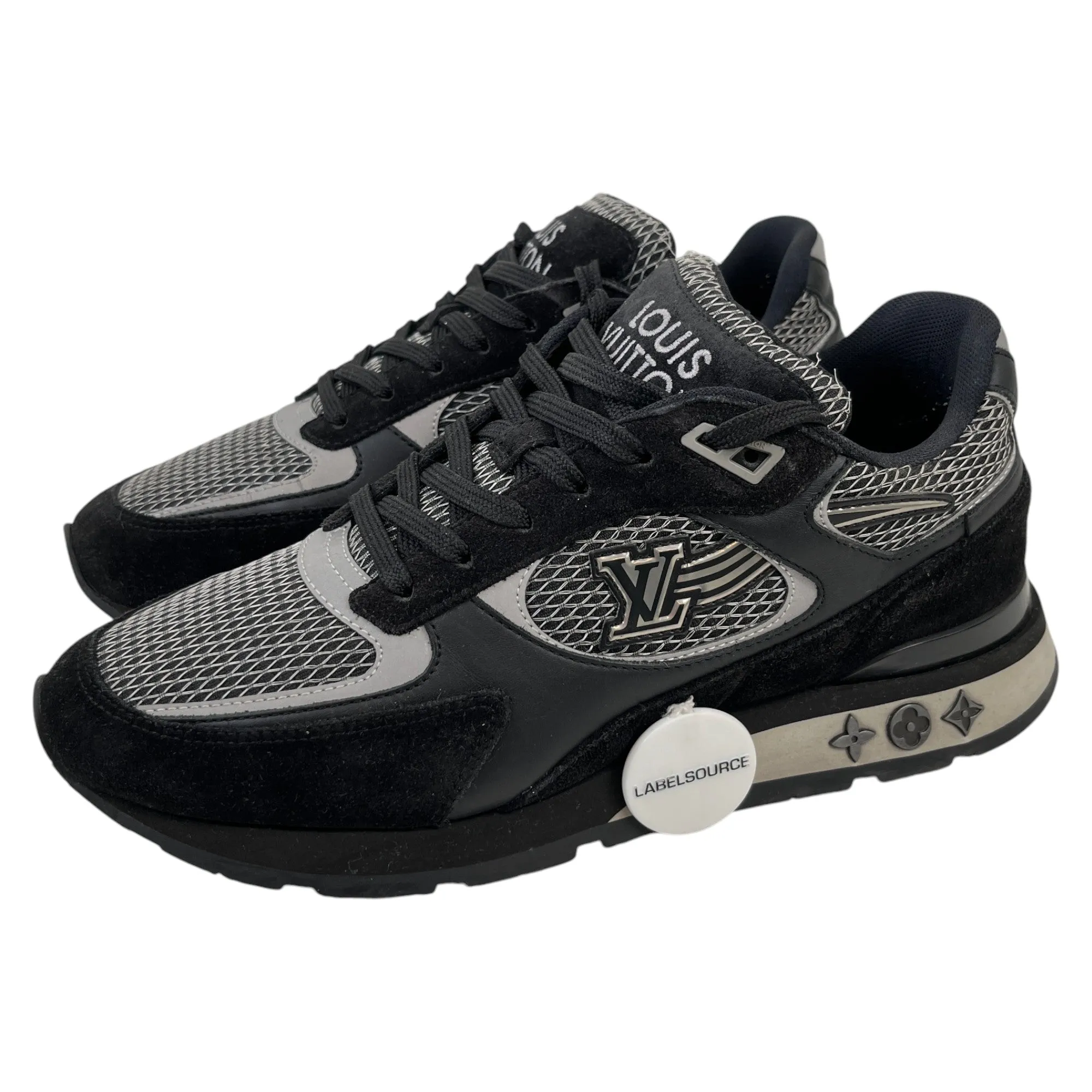 Men's Run Away Low Trainers Black Size EU 40.5 / UK 6.5