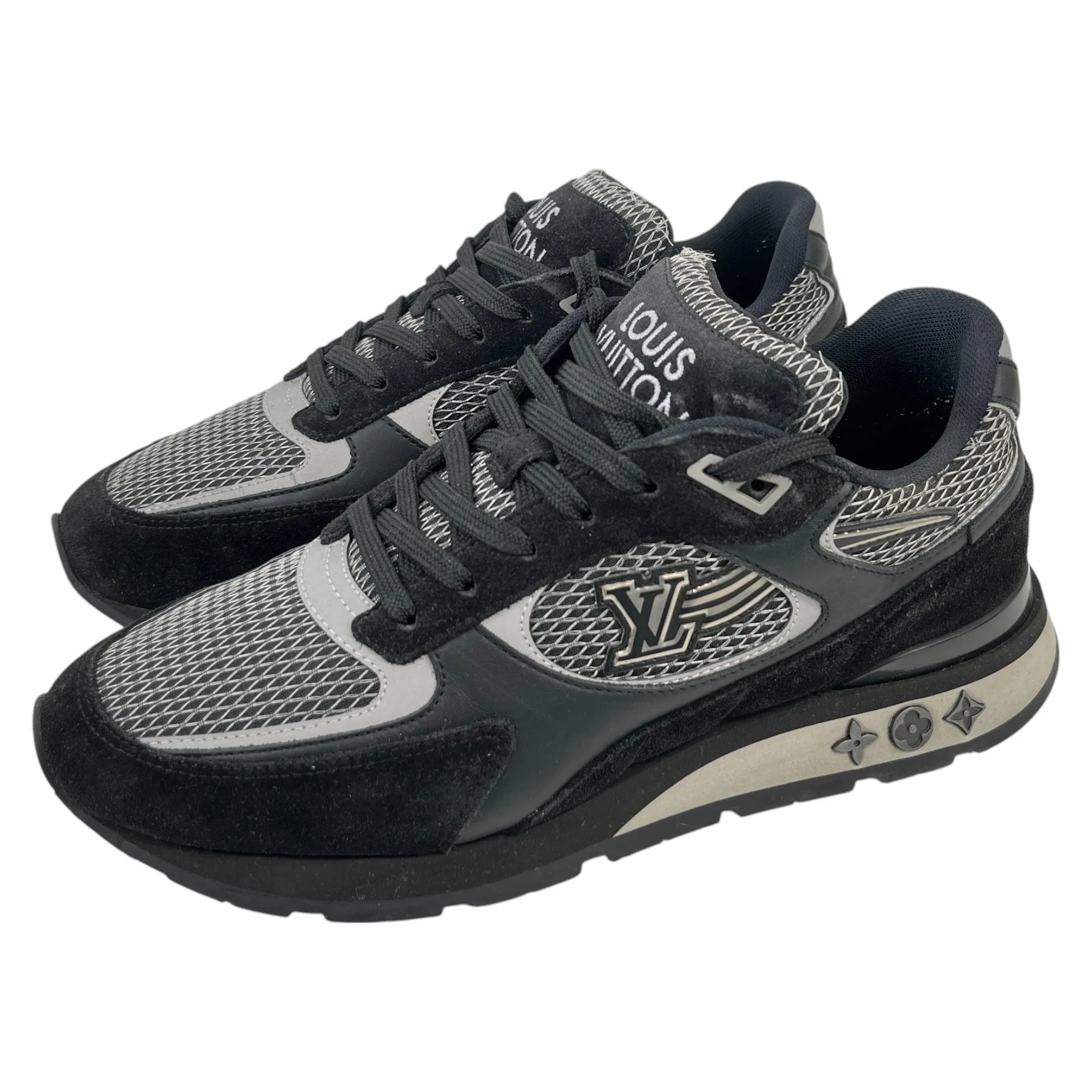 Men's Run Away Low Trainers Black Size EU 40.5 / UK 6.5