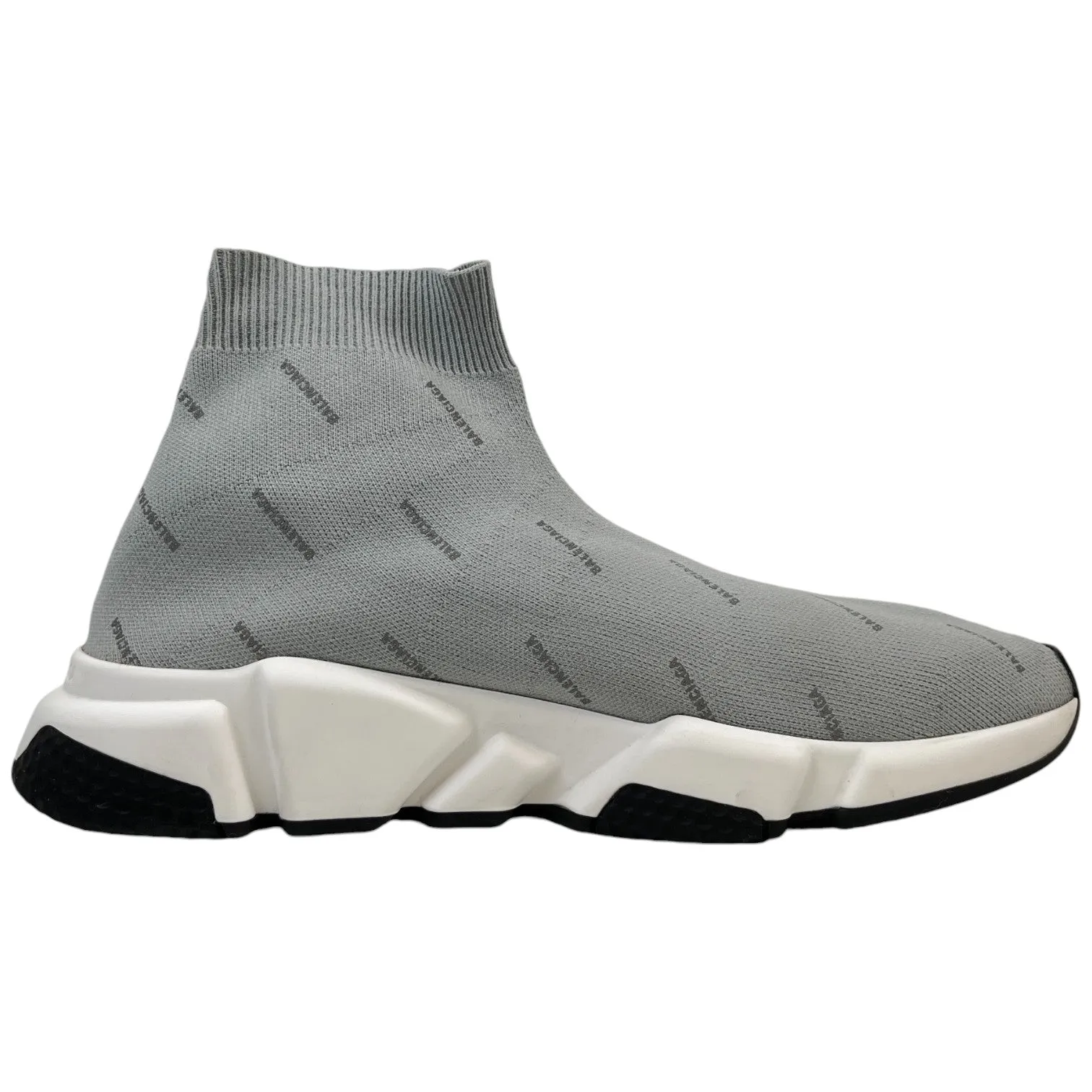 Men's Speed Sock High Trainers Grey Size EU 41 / UK 7