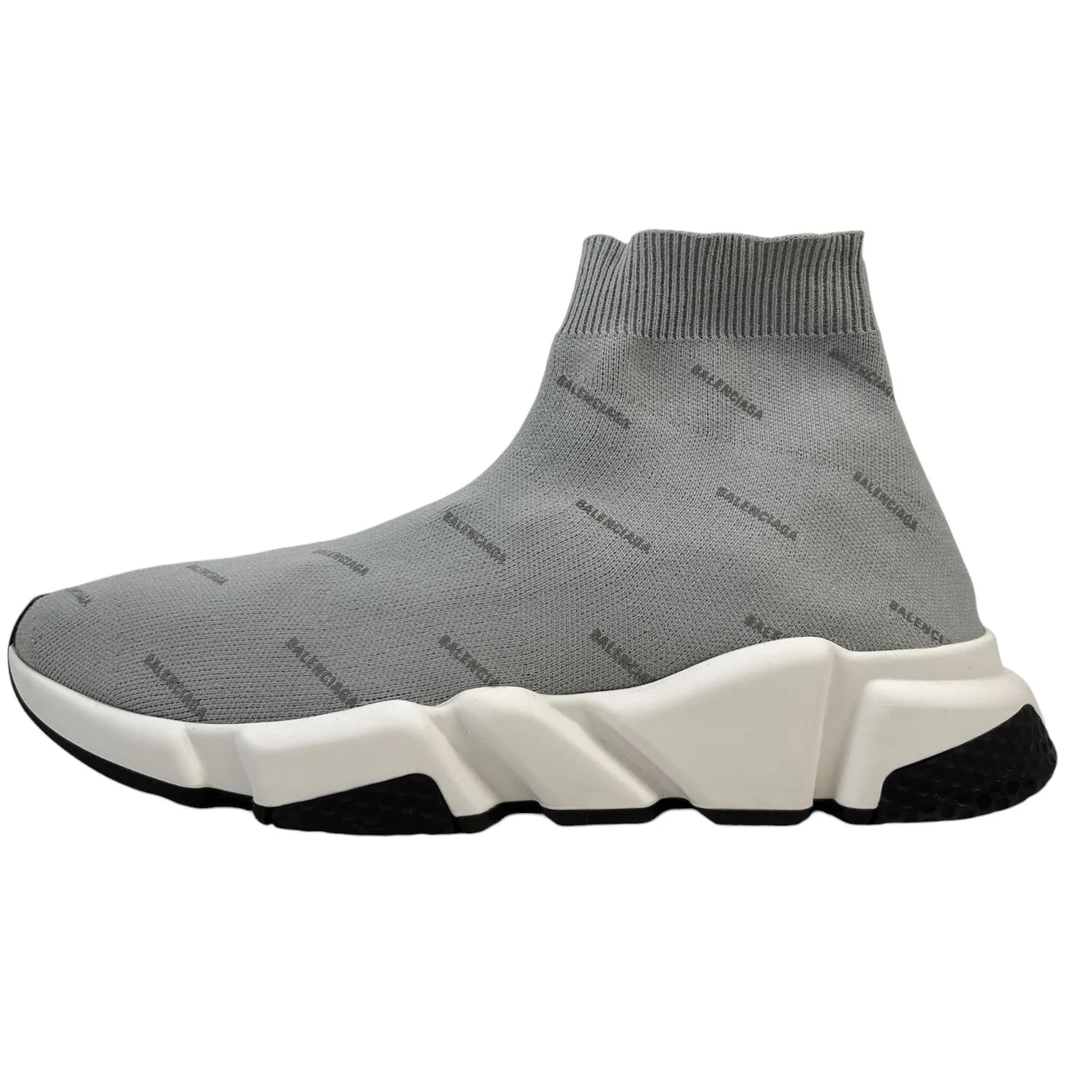 Men's Speed Sock High Trainers Grey Size EU 41 / UK 7