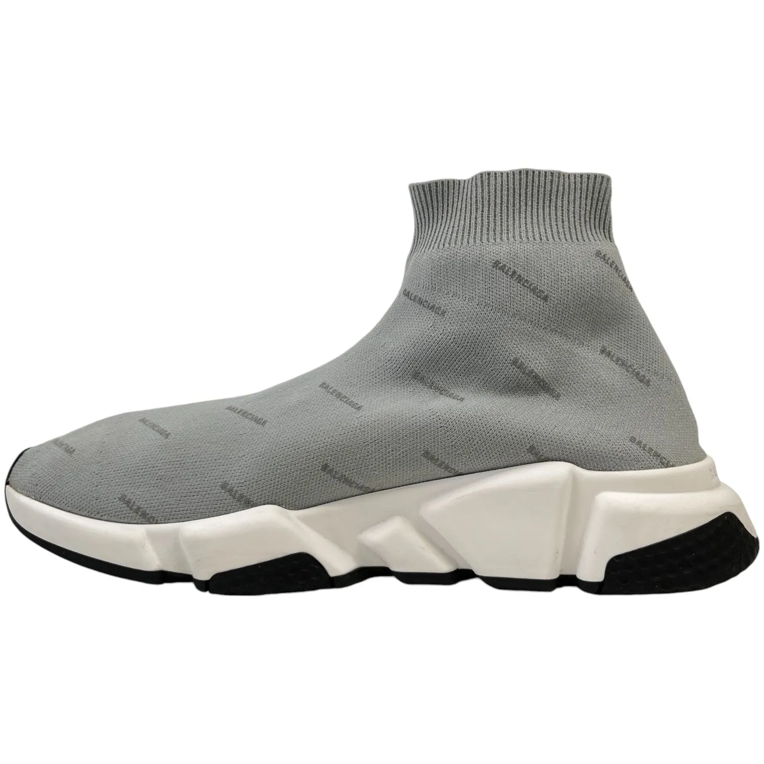 Men's Speed Sock High Trainers Grey Size EU 41 / UK 7