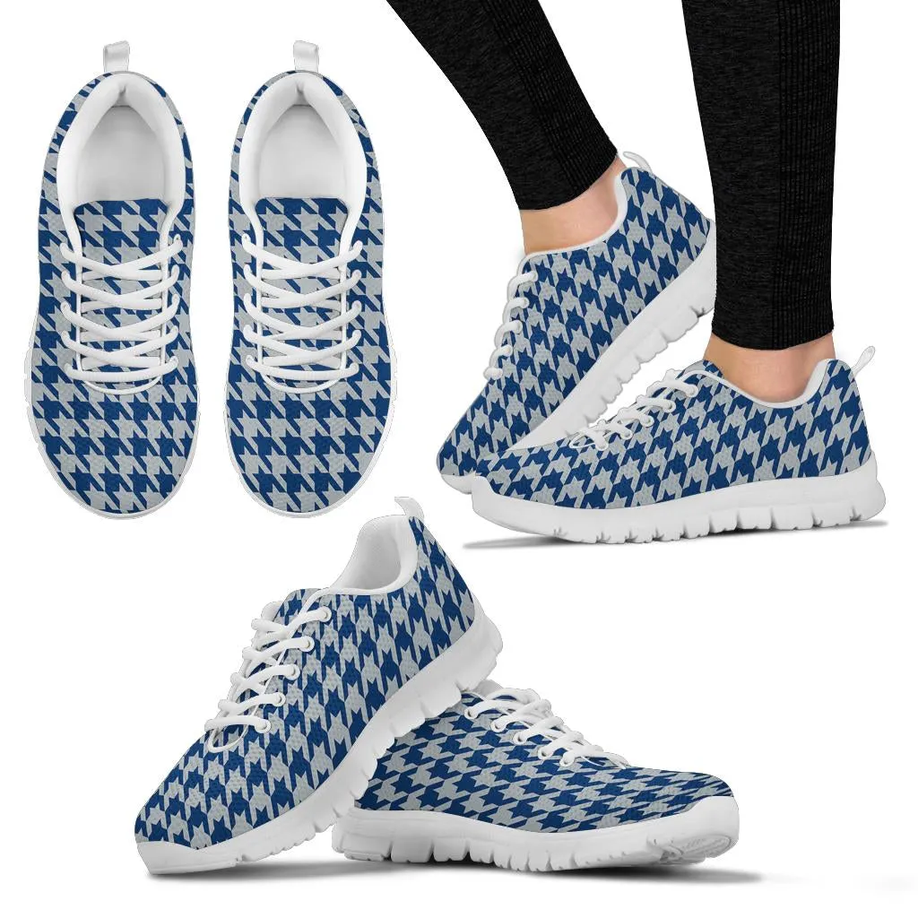 Mesh Sneakers_Blue on Gray_I_HT Pattern