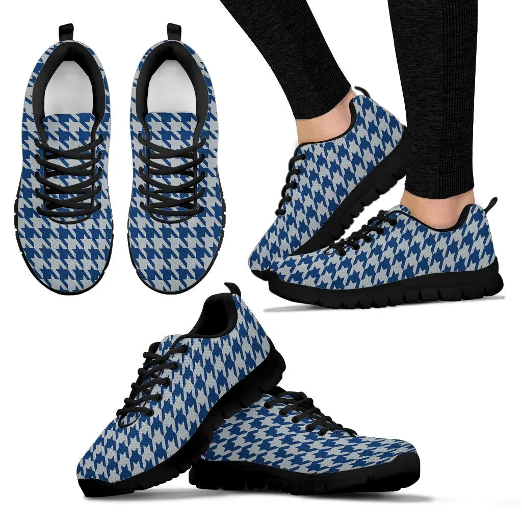 Mesh Sneakers_Blue on Gray_I_HT Pattern