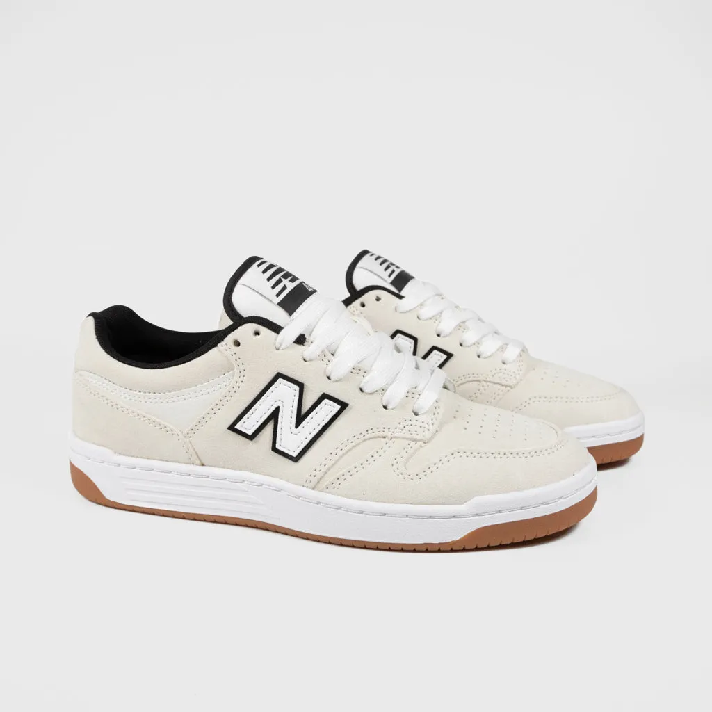 New Balance Numeric - 480 Shoes - Cream / White