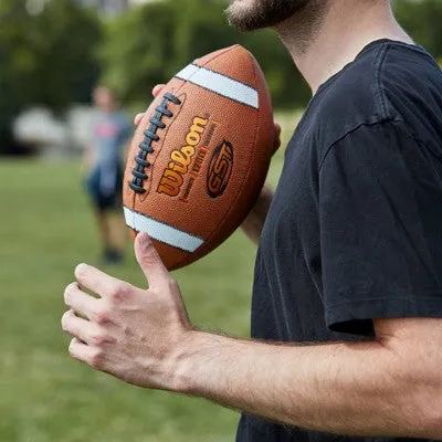 New - Wilson GST Competition Official Size Football - Brown