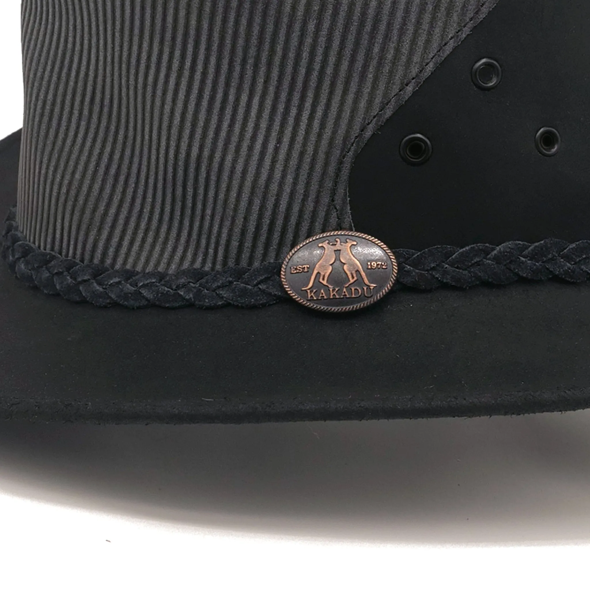 Newtowner Leather Hat in Black