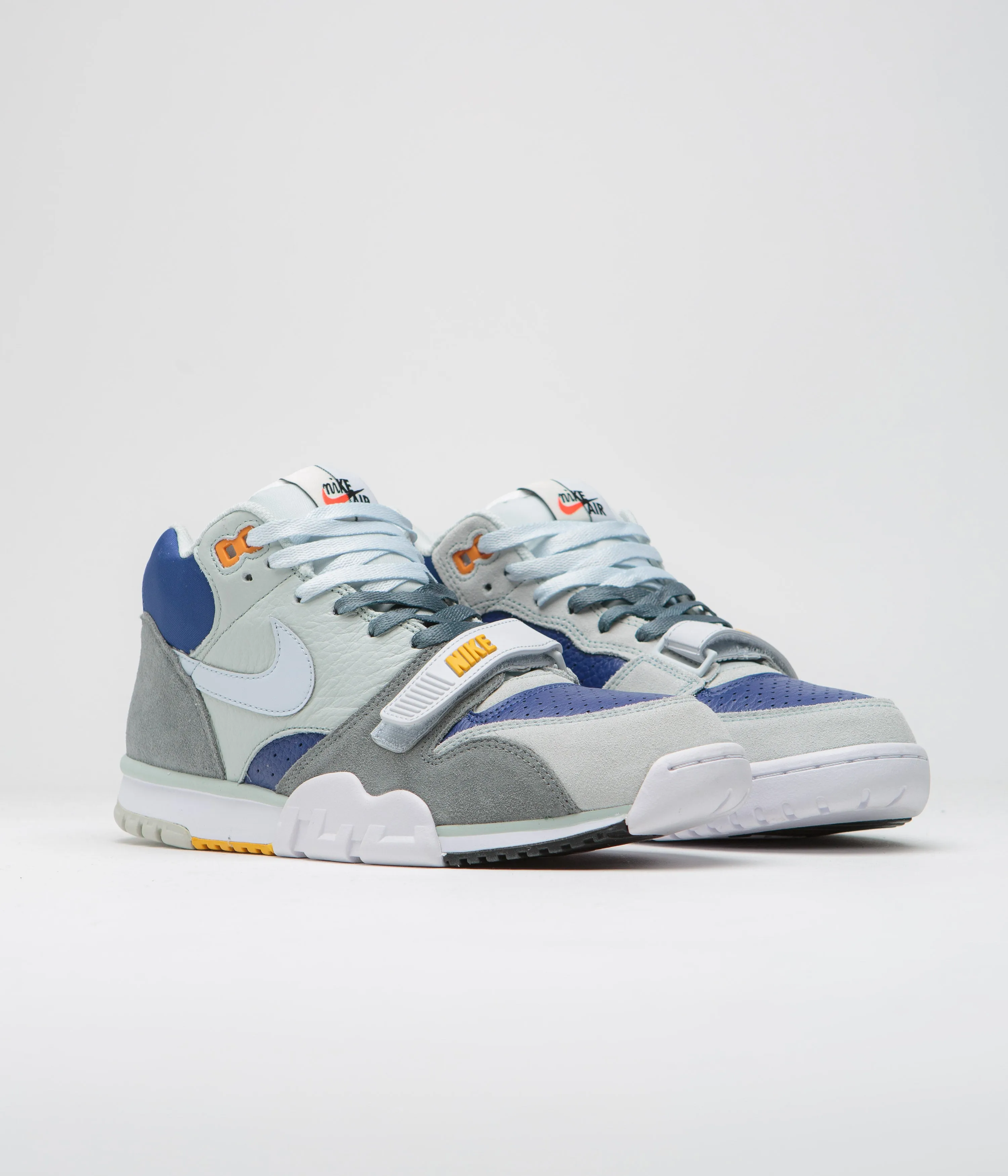 Nike Air Trainer 1 Shoes - Light Silver / Football Grey - Black